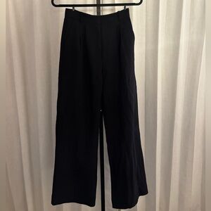 Abercrombie & Fitch Black Wide Leg Pants